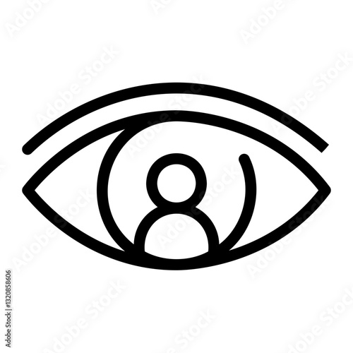 vision line icon