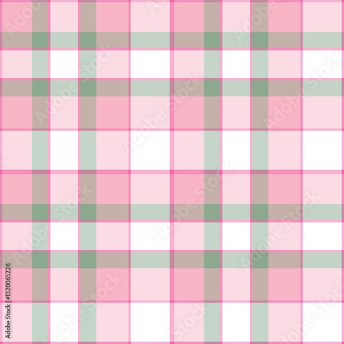 Light Bubblegum and Metallic Soft Pink Seamless Checks Background
