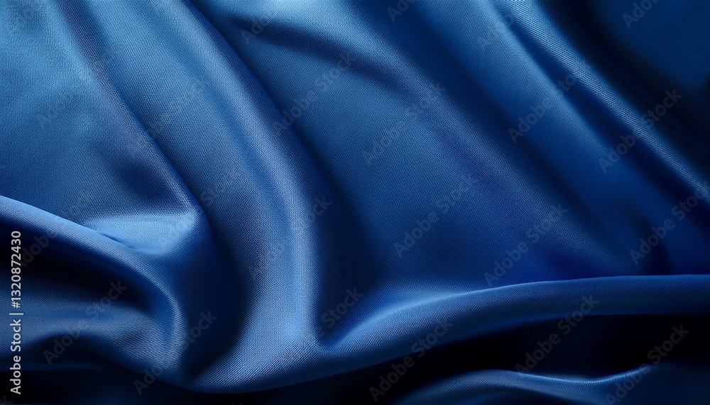 Fototapeta premium Abstract background. Elegant, smooth background in navy tones with a subtle fabric texture effect.
