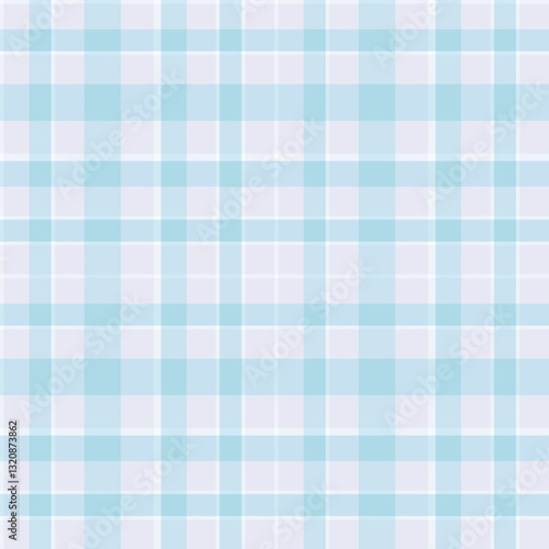 Spring Soft Pale Grey & Muted Cloudy Blue Seamless Checks Background