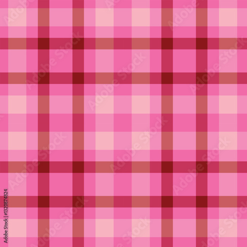Spring Seamless Checks featuring Pastel Bubblegum and Rich Soft Pink Background