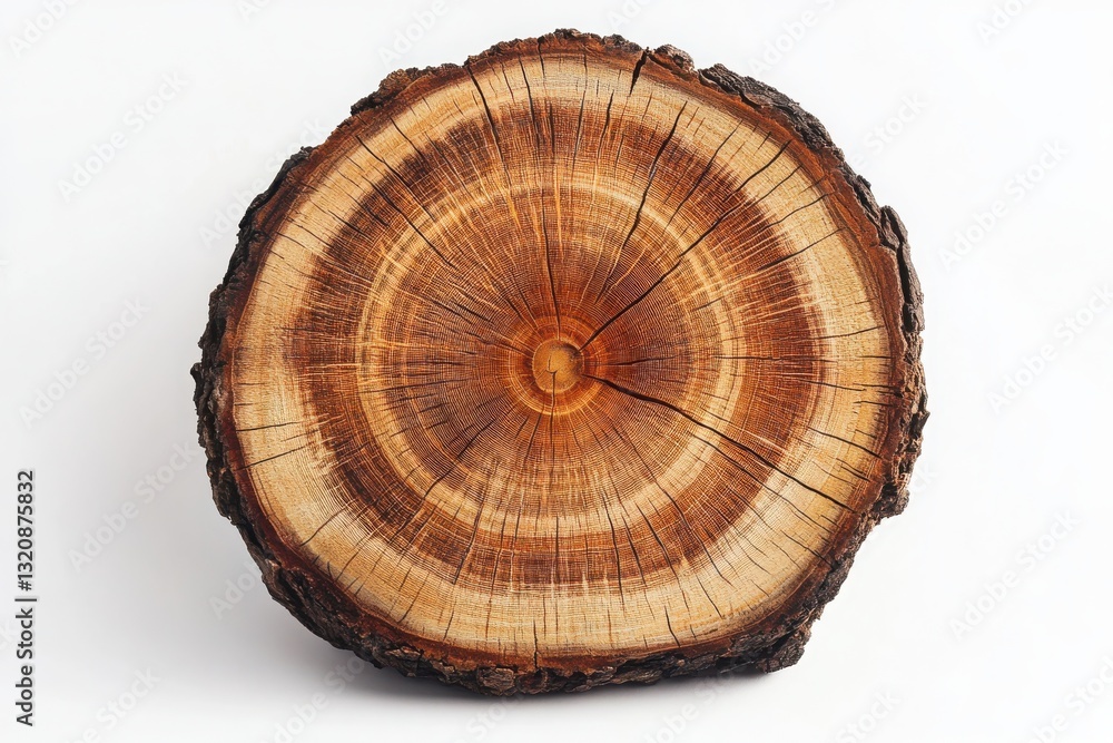 Obraz premium Tree trunk cross-section