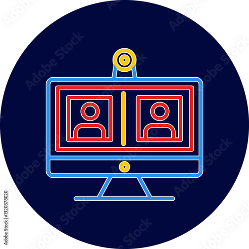 Videocall Vector Icon