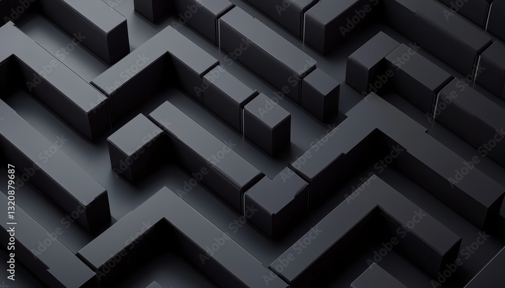 Seamless tessellated AI-inspired digital labyrinth creating an endless 3D effect, futuristic illusion pattern, refined high-tech refinement Seamless tessellated AI-inspired digital labyrinth creating an endless 3D effect, futuristic illusion pattern, refined high-tech refinement