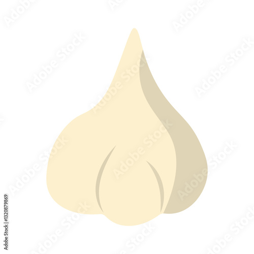 Nowruz Day Element with Cartoon Style. Isolated on White Background