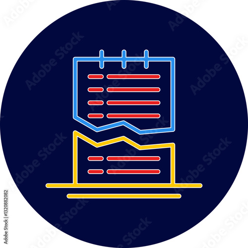Corrupted List Vector Icon