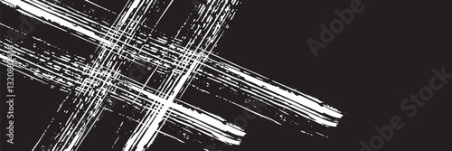 Drift background monochrome with texture wheel marks and drift in skidding, rounded tire marks. Vector isolated texture.