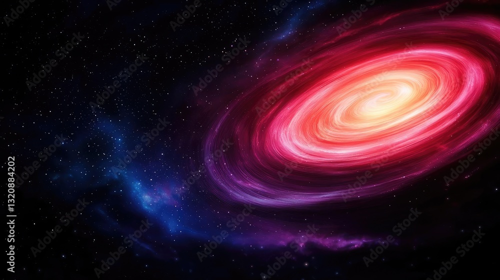 Minimalist graphic design abstract background concept. A mesmerizing galaxy with vibrant colors swirls in the infinite universe. Minimalist graphic design abstract background concept. A mesmerizing galaxy with vibrant colors swirls in the infinite universe.