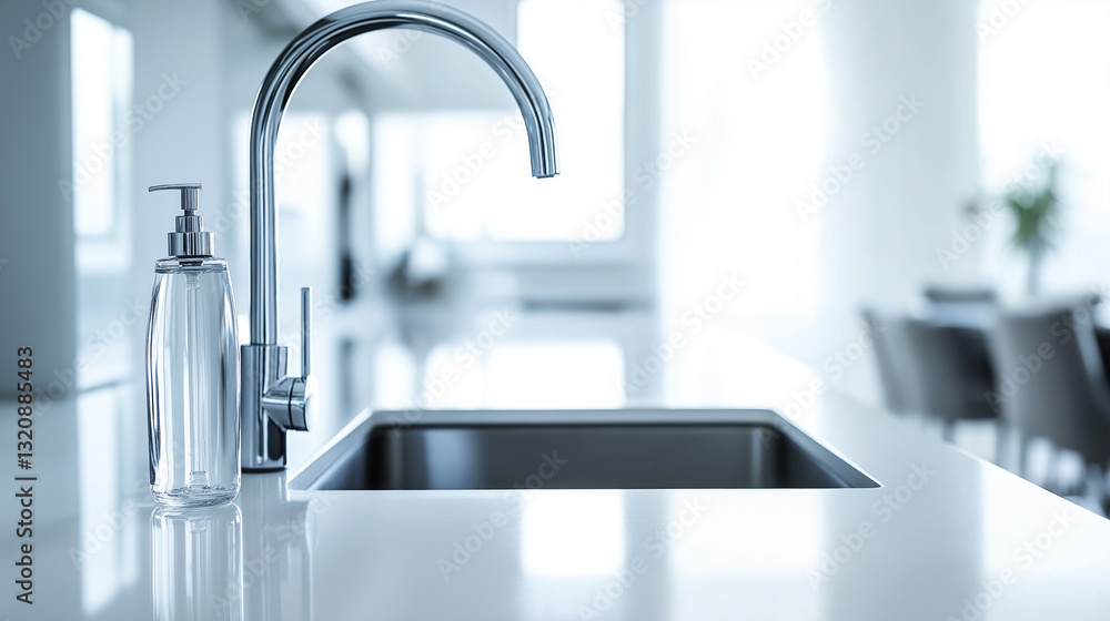 Modern Water Filtration System Showcasing Sleek Design and Functionality in a Contemporary Kitchen Environment for Clean Hydration Modern Water Filtration System Showcasing Sleek Design and Functionality in a Contemporary Kitchen Environment for Clean Hydration