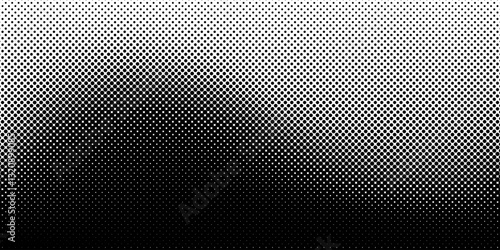 Background pattern with dots halftone gradient or dotwork. Abstract vector halftone pattern background with monochrome color gradation half tone texture