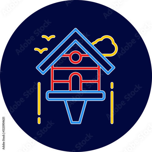 Birdhouse Vector Icon