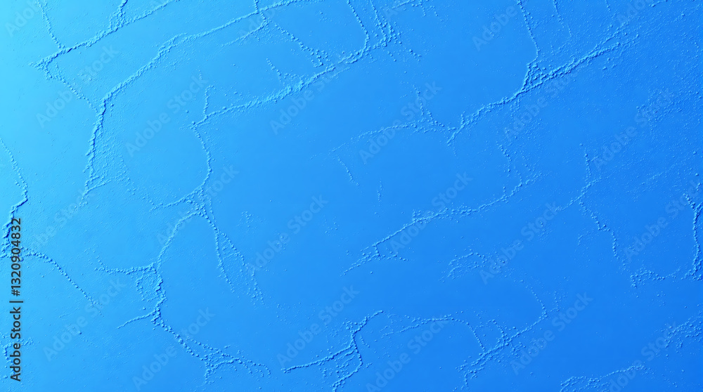 Naklejka premium Minimalist Blue Background with Subtle Wavy Patterns. 
