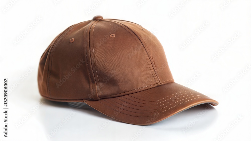 Fototapeta premium Minimalist Baseball Cap on White.