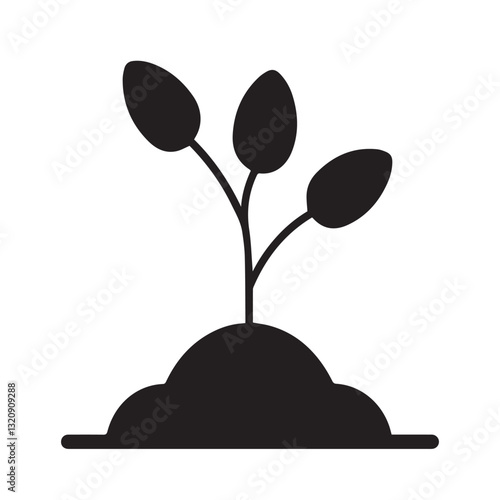 Tree plant vector