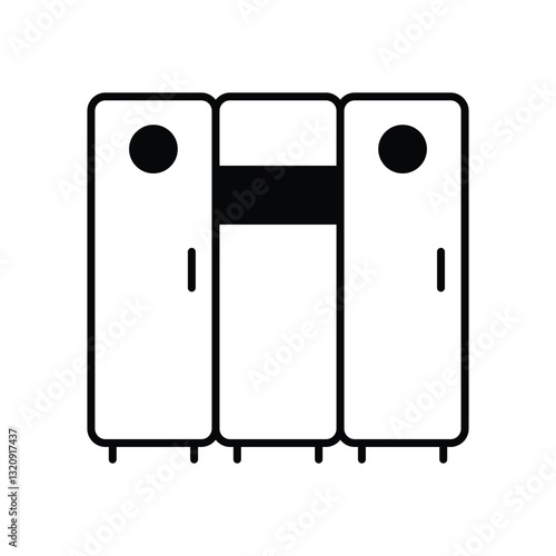 Dressing Room Vector icon