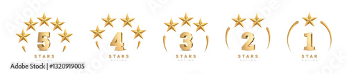 Star rating. star Symbol or emblem. vector illustration