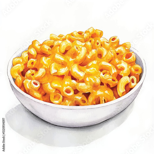 watercolor copic marker concept sketch of Macaroni