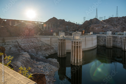 United States hoover dam view point 