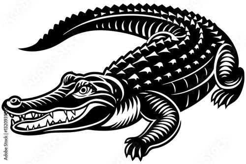 Wallpaper Mural Creative Anamal silhouette vector style with white background Torontodigital.ca