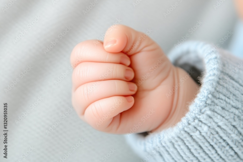 Delicate Grip of a Newborn Baby's Fingers Delicate Grip of a Newborn Baby's Fingers