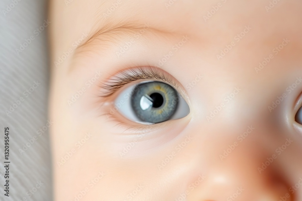 Naklejka premium Fresh Life in a Newborn's Eyes