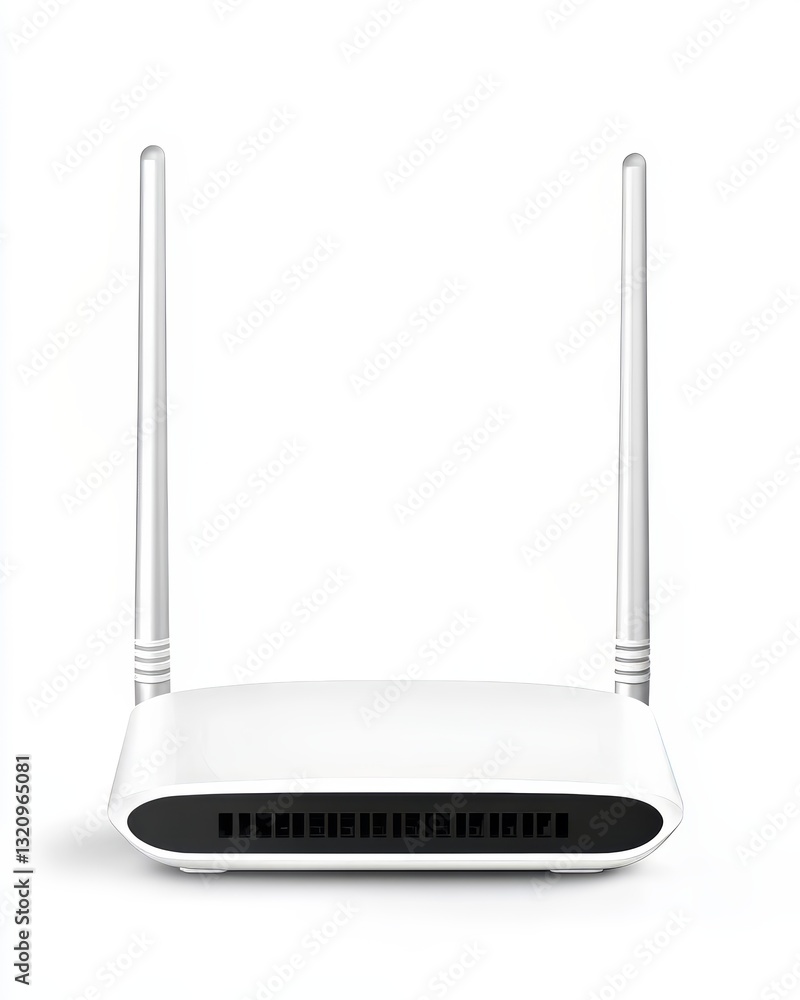 Modern Wireless Router with Antennas for High Speed Internet Connectivity Modern Wireless Router with Antennas for High Speed Internet Connectivity