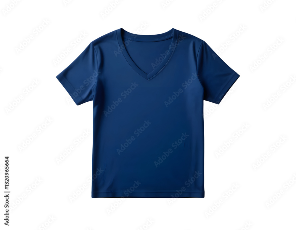 Blue T-shirt isolated on a transparent background Blue T-shirt isolated on a transparent background