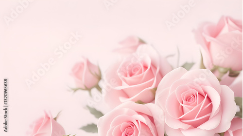 bouquet of pink roses