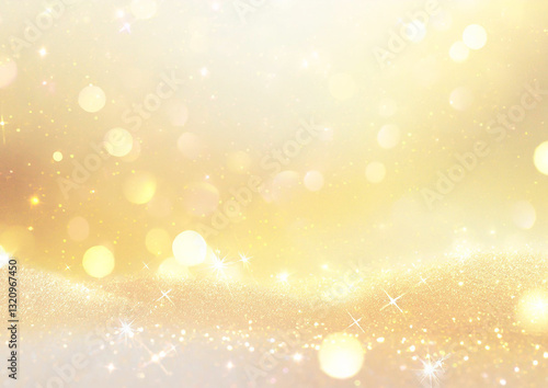 綺麗なゴールドのキラキラ背景テクスチャー	
