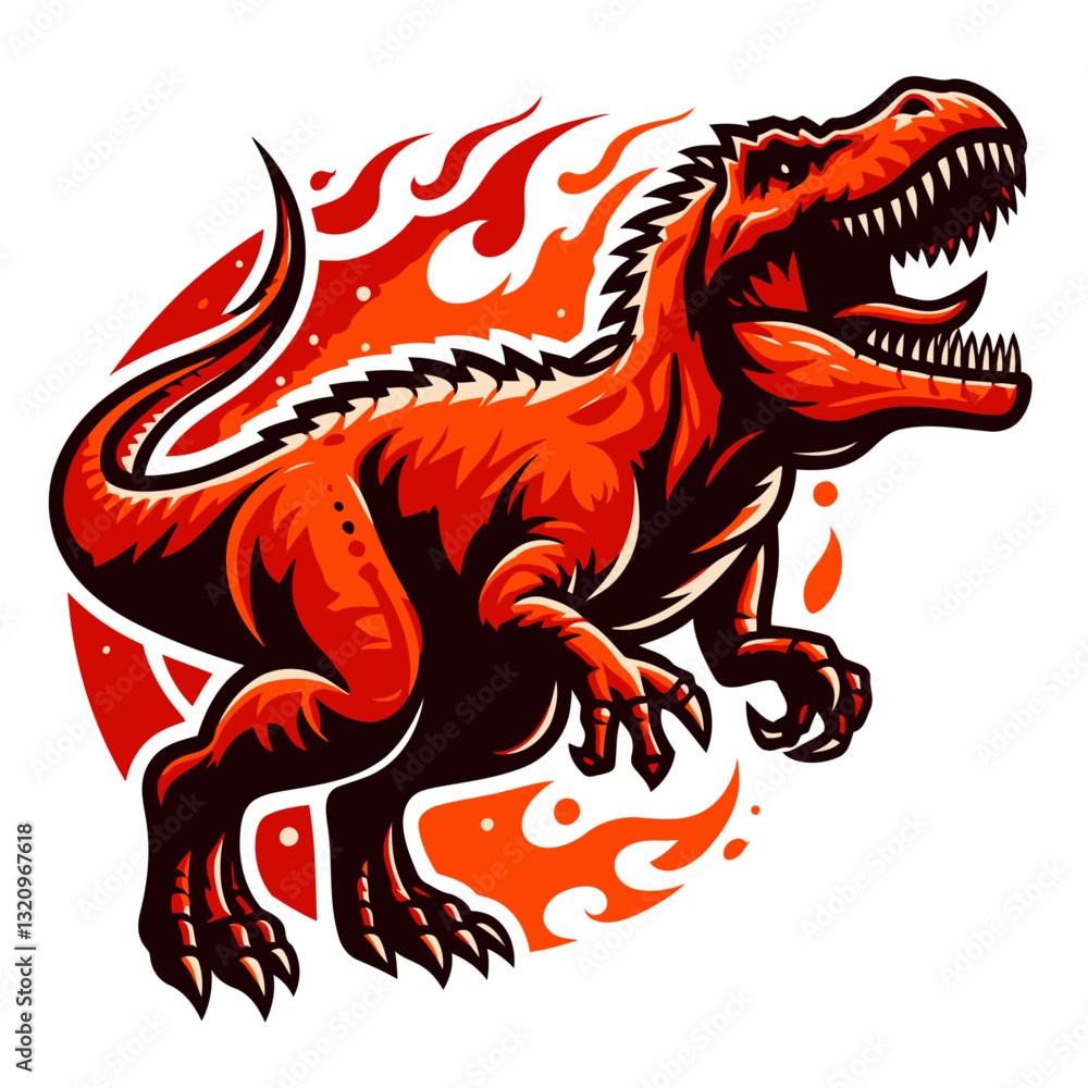 Obraz premium Dinosaur vector and illustraions.