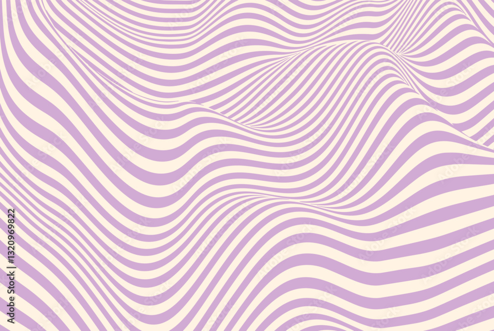 Groovy waves seamless pattern in orange and beige creating a fluid optical illusion. Modern geometric wave pattern background with distorted flowing lines and dynamic motion effect. Groovy waves seamless pattern in orange and beige creating a fluid optical illusion. Modern geometric wave pattern background with distorted flowing lines and dynamic motion effect.