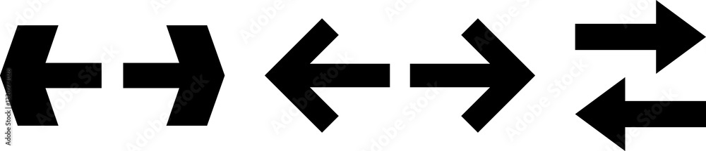 Arrows collection. Different black Arrows icons set. Abstract elements for business infographic, presentation, web, game, ui design. Arrows collection. Different black Arrows icons set. Abstract elements for business infographic, presentation, web, game, ui design.