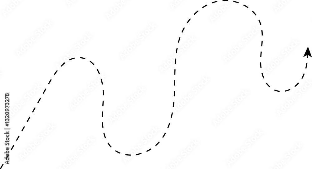 Hand drawn dotted arrows set illustration isolated on white background. Hand drawn freehand different curved lines, swirls arrows. Curved arrow line. Doodle, sketch style. Hand drawn dotted arrows set illustration isolated on white background. Hand drawn freehand different curved lines, swirls arrows. Curved arrow line. Doodle, sketch style.