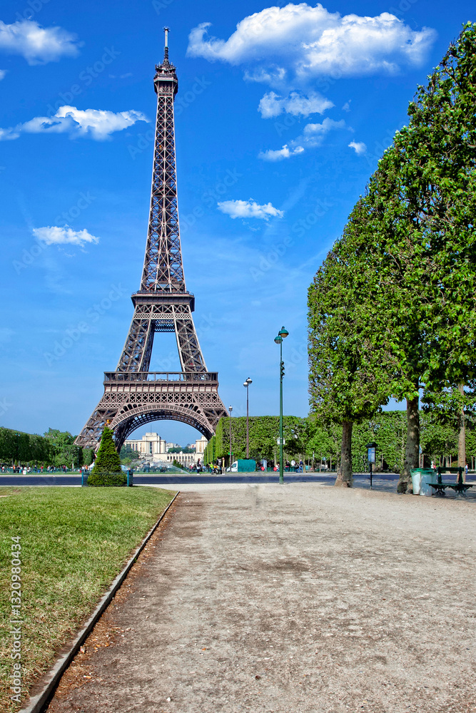 Fototapeta premium Eiffel Tower in Paris, France