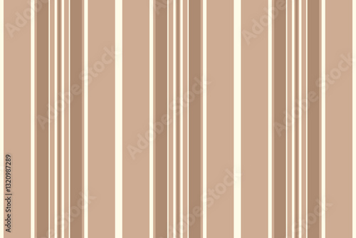 Elegant vertical stripes in neutral beige and cream tones.  Perfect for backgrounds, website design, textiles, and packaging.  This timeless pattern evokes feelings of calm and sophistication.