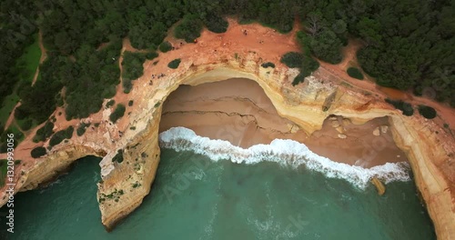 Benagil Beach and Seven Hanging Valleys - Drone FootageDJI Algarve Hotel