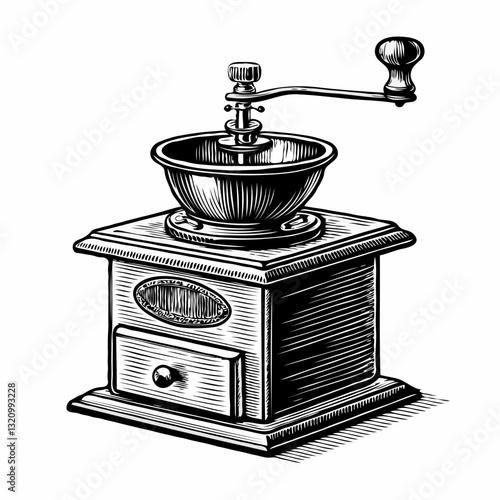old coffee grinder