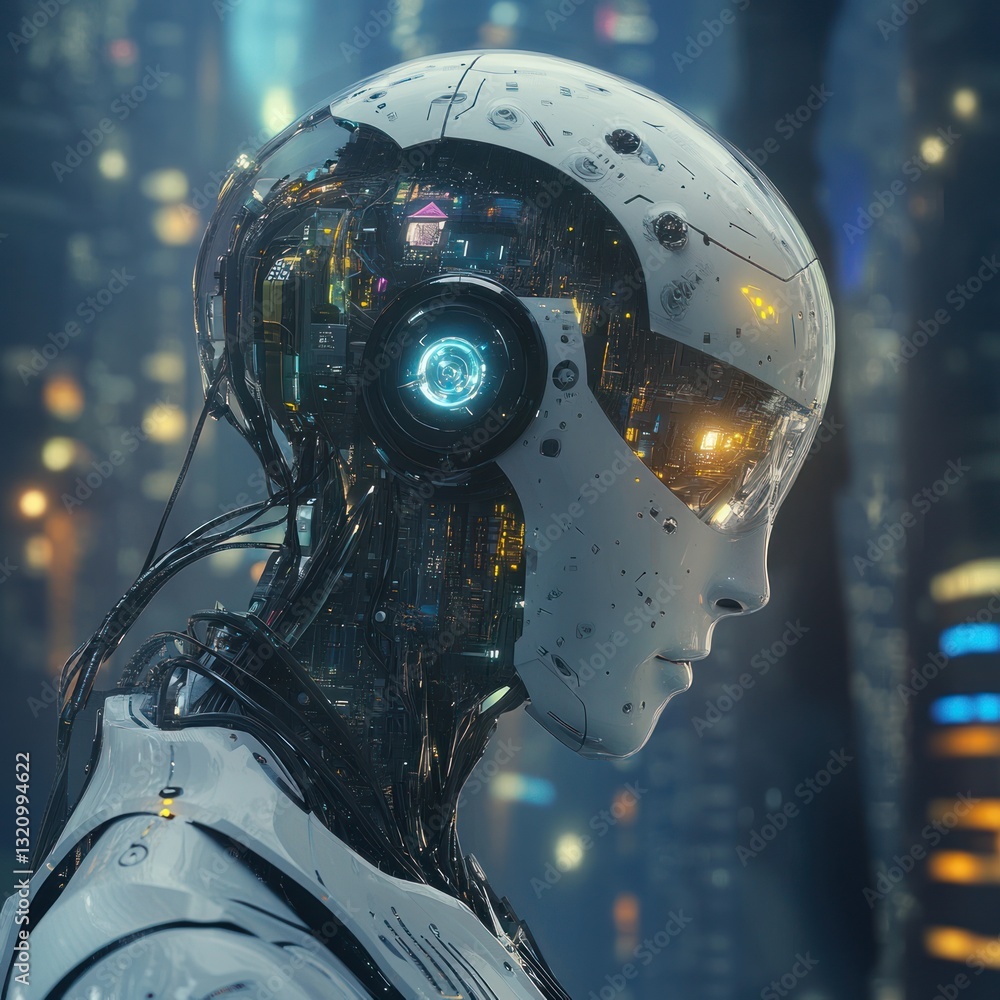 Fototapeta premium Artificial intelligence technology