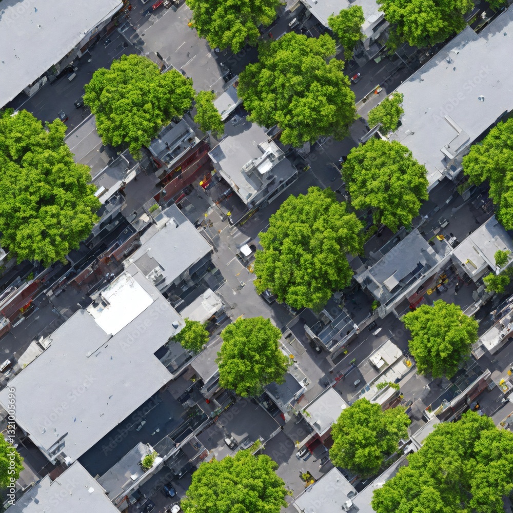 Aerial view of a city seamless texture pattern game ready Aerial view of a city seamless texture pattern game ready