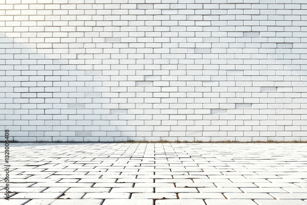 there is a fire hydrant in front of a white brick wall there is a fire hydrant in front of a white brick wall