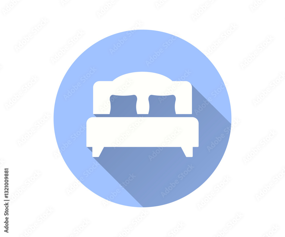 Sofa flat icon. Simple illustration with long shadow for graphic and web design. Sofa flat icon. Simple illustration with long shadow for graphic and web design.
