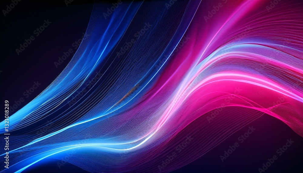Dynamic Abstract Tech Background. Fluid gradient waves, neon blue & pink hues. Modern, energetic, futuristic design Dynamic Abstract Tech Background. Fluid gradient waves, neon blue & pink hues. Modern, energetic, futuristic design