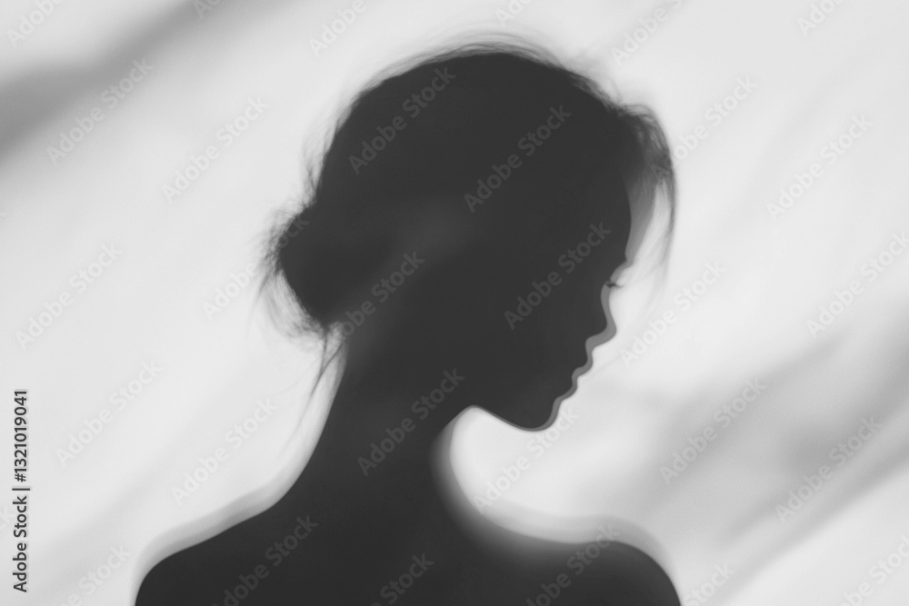 Human silhouette shadow on transparent background for creative design Human silhouette shadow on transparent background for creative design