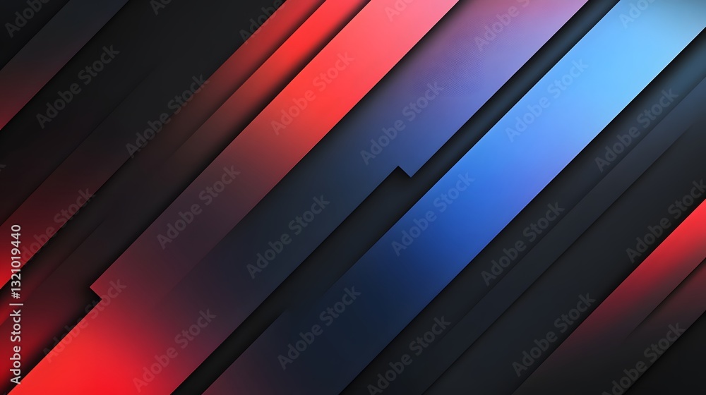 Obraz premium Diagonal abstract background with layers and a gradient color palette