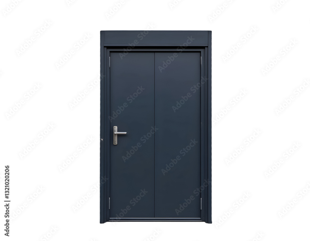 Realistic 3d Detailed Closed Wooden Door Realistic 3d Detailed Closed Wooden Door