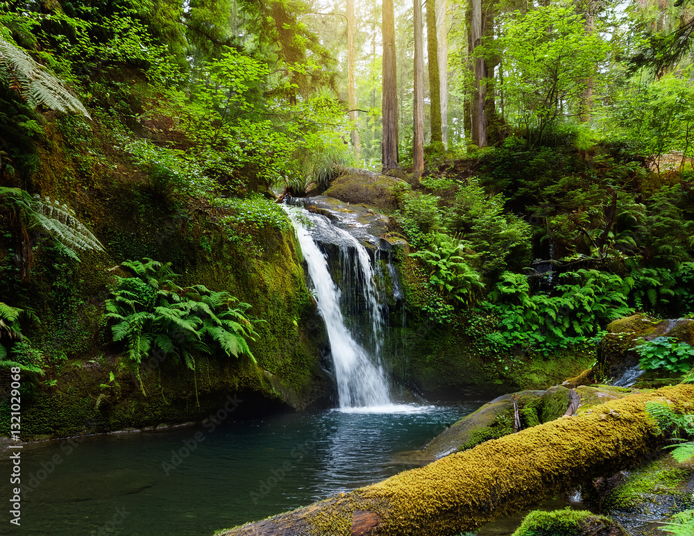 Obraz premium Generated image 森の泉