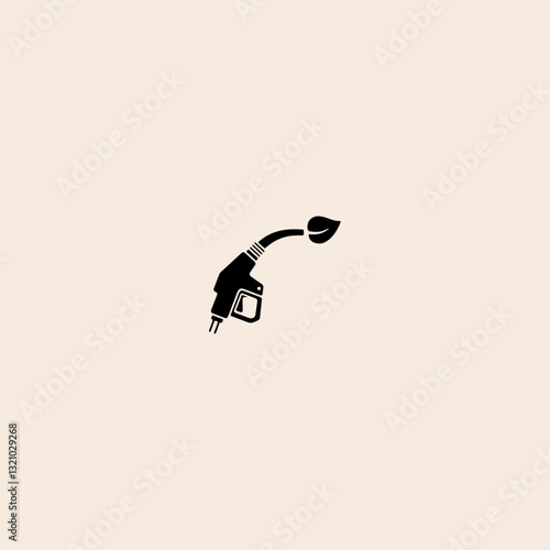 Bio Fuel Concept icon flat vector design.