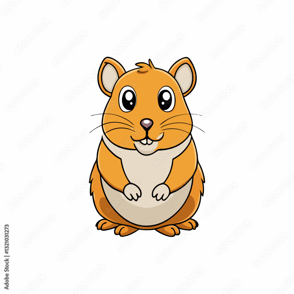 hamster cartoon vector hamster cartoon vector