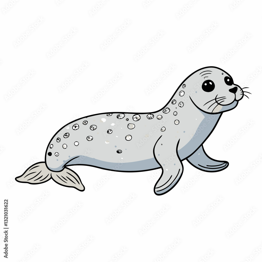 seal cartoon vector seal cartoon vector