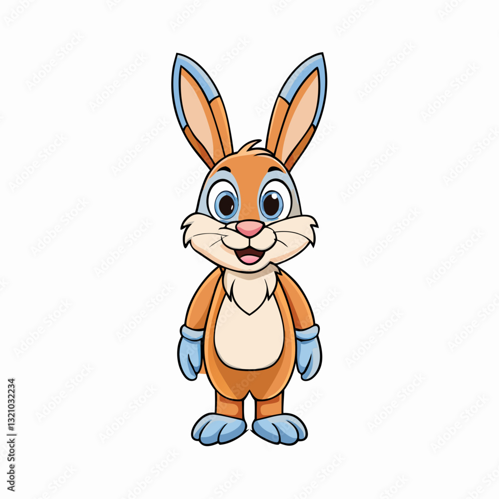 cartoon rabbit vector cartoon rabbit vector